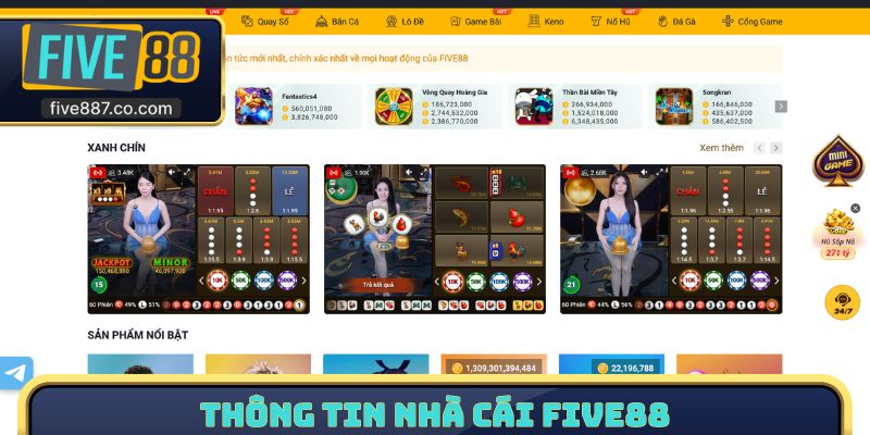 Thông tin nhà cái FIVE88