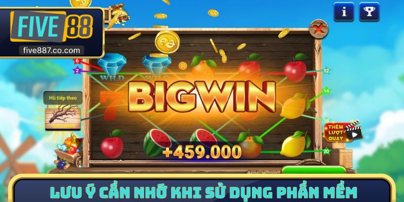 Tuyển tập lưu ý cần nhớ khi sử dụng phần mềm